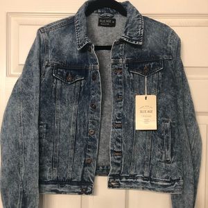 Blue Age- Acid Wash Jean Jacket